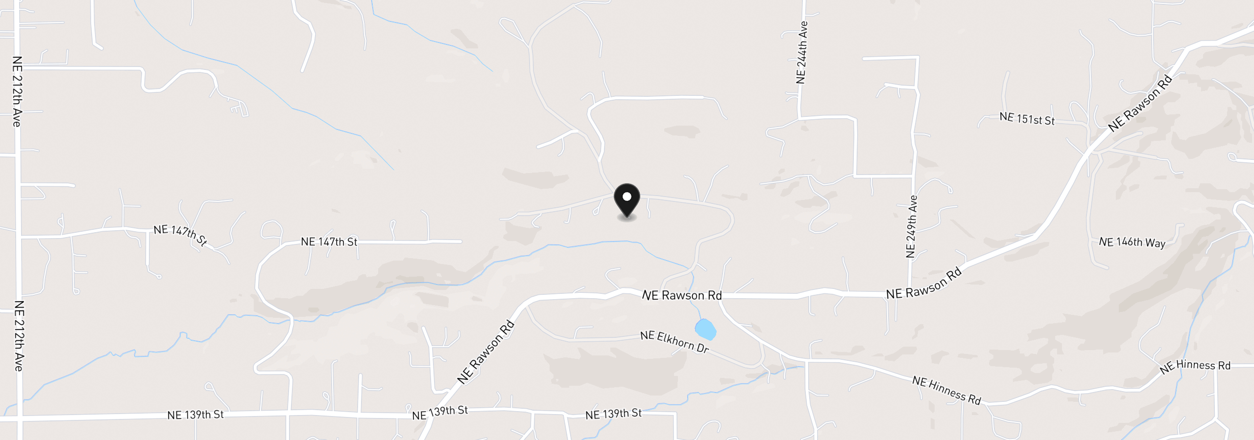 Map showing the location of 14718 NE Bonanza Rd, Brush Prairie, Wa 98606