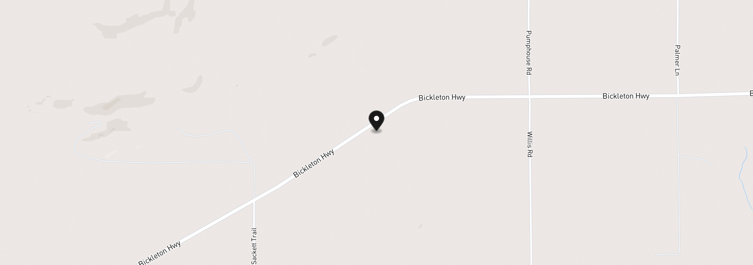 Map showing the location of 390 Bickleton Hwy, Goldendale, Wa 98620