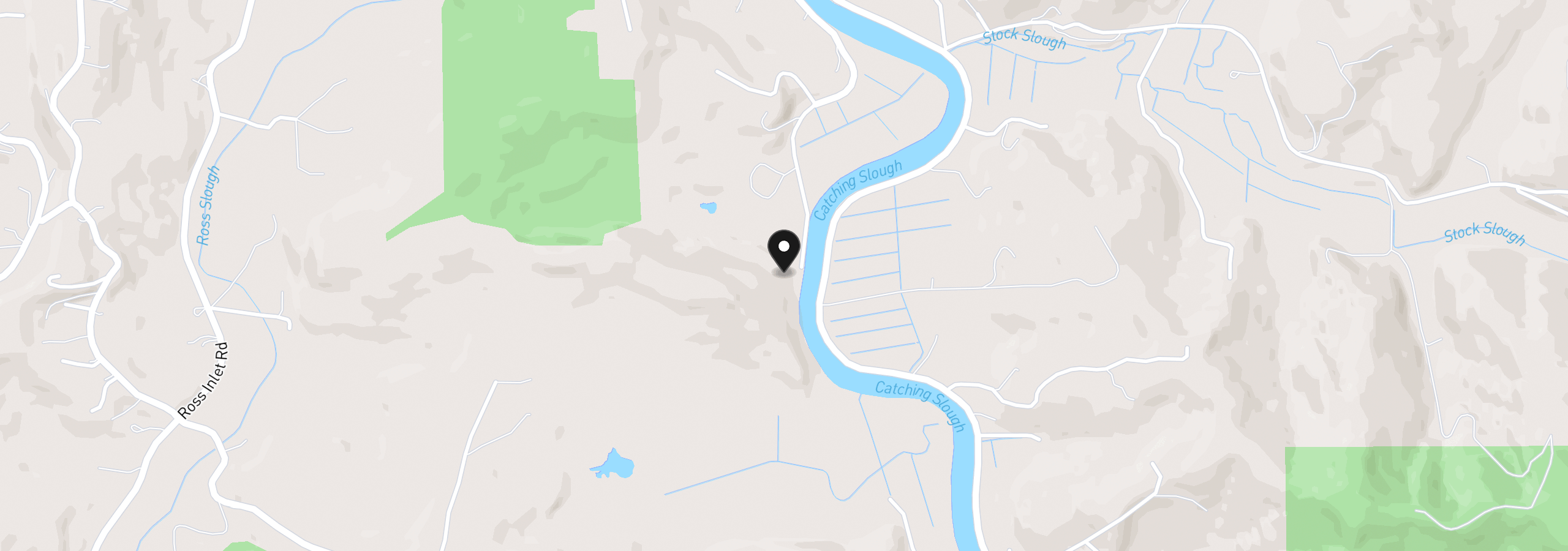 Map showing the location of 62518 W Catching Rd, Coos Bay, OR 97420