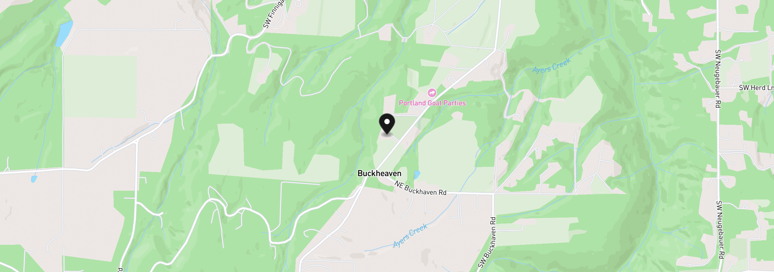 Map showing the location of 19663 SW McCormick Hill Rd, Hillsboro, OR 97123