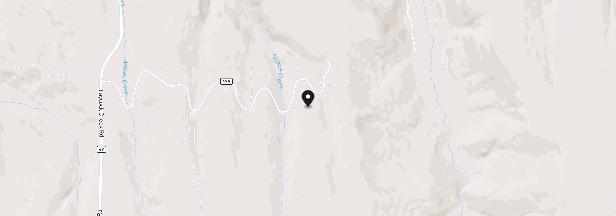 Map showing the location of 58392 Antelope Ln, John Day, OR 97845