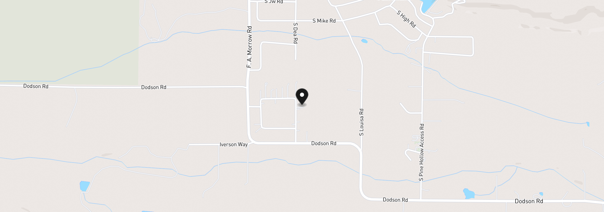 Map showing the location of 306 S Mary B Rd, Tygh Valley, OR 97063