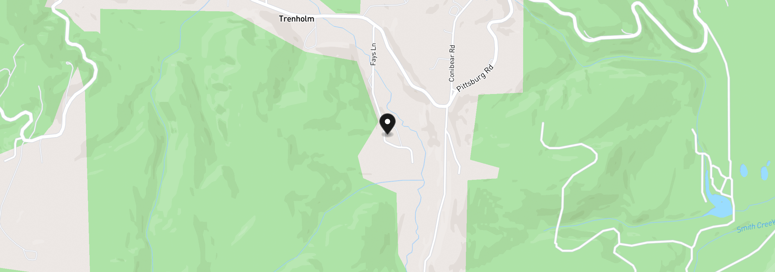 Map showing the location of 61612 Fays Ln, St. Helens, OR 97051