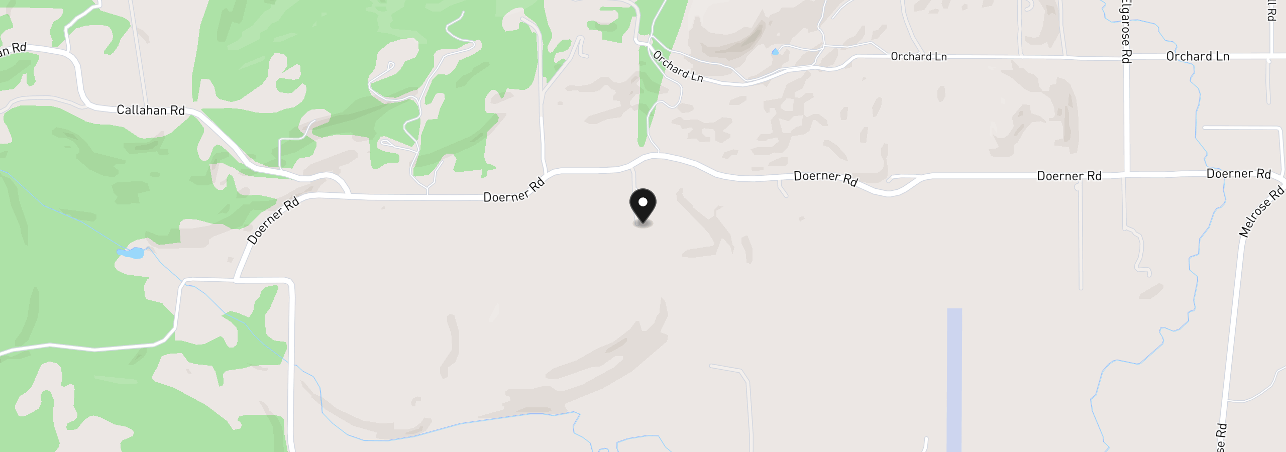Map showing the location of 1698 Doerner Rd, Roseburg, OR 97471