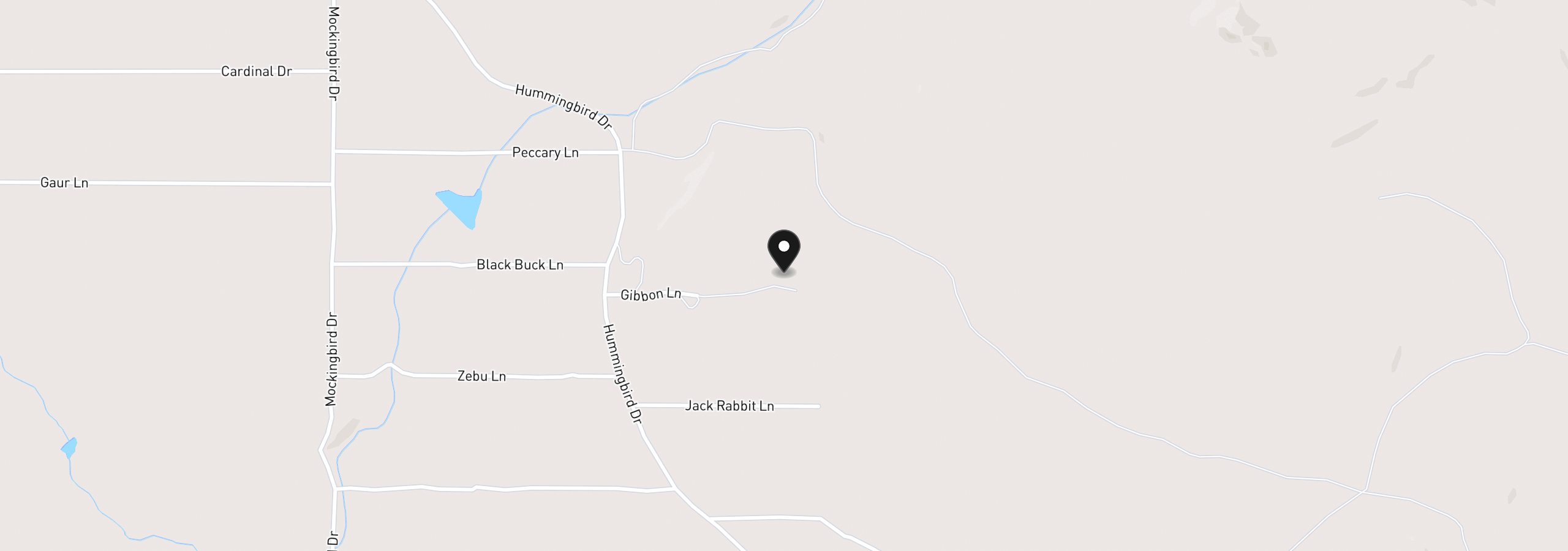 Map showing the location of Gibbon Ln, Bonanza, OR 97623
