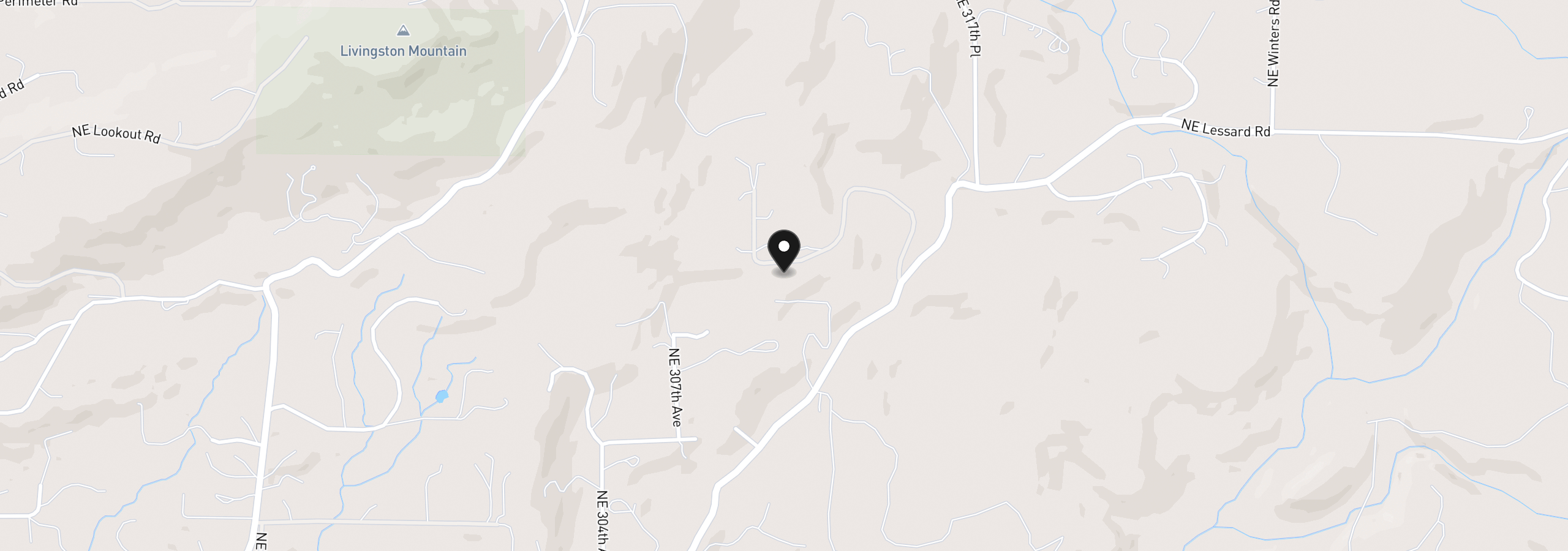 Map showing the location of 31013 NE 69th St, Camas, Wa 98607