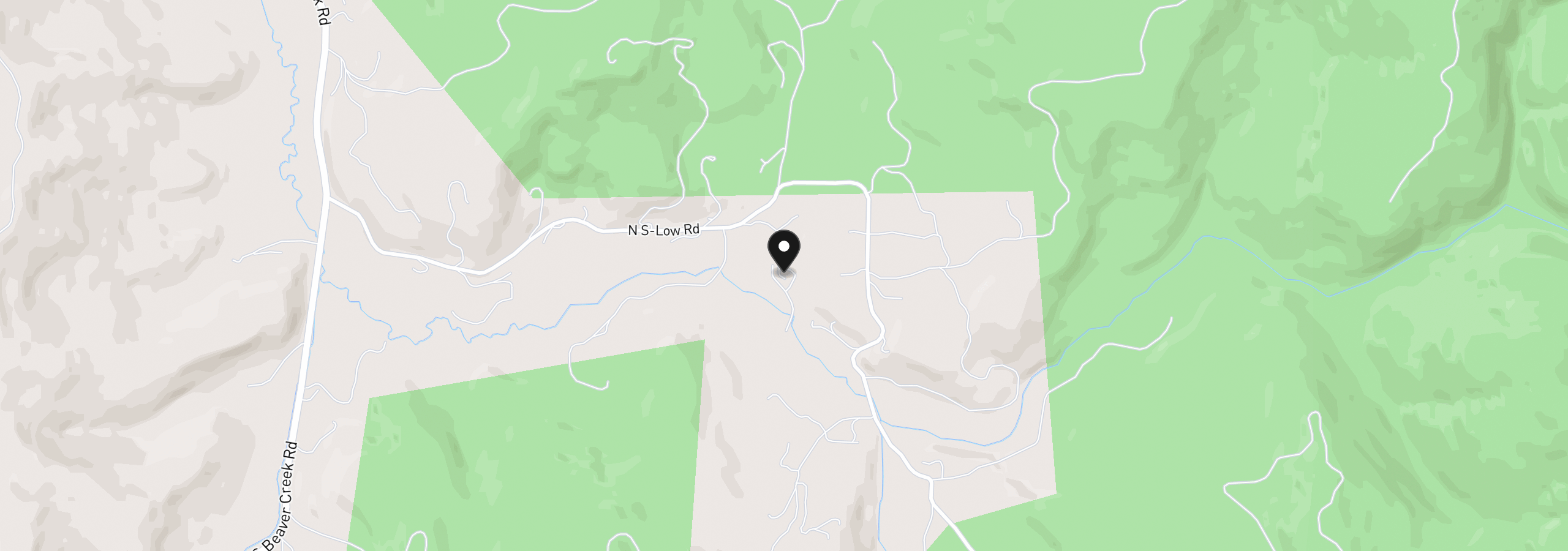 Map showing the location of 931 N S Low Rd, Seal Rock, OR 97376
