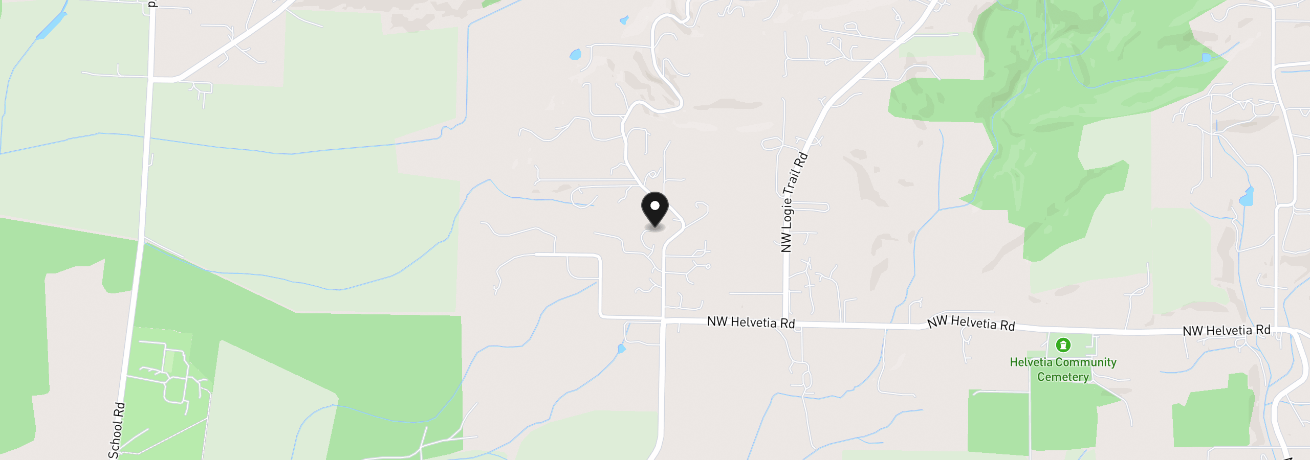 Map showing the location of 12311 NW Jackson Quarry Rd, Hillsboro, OR 97124