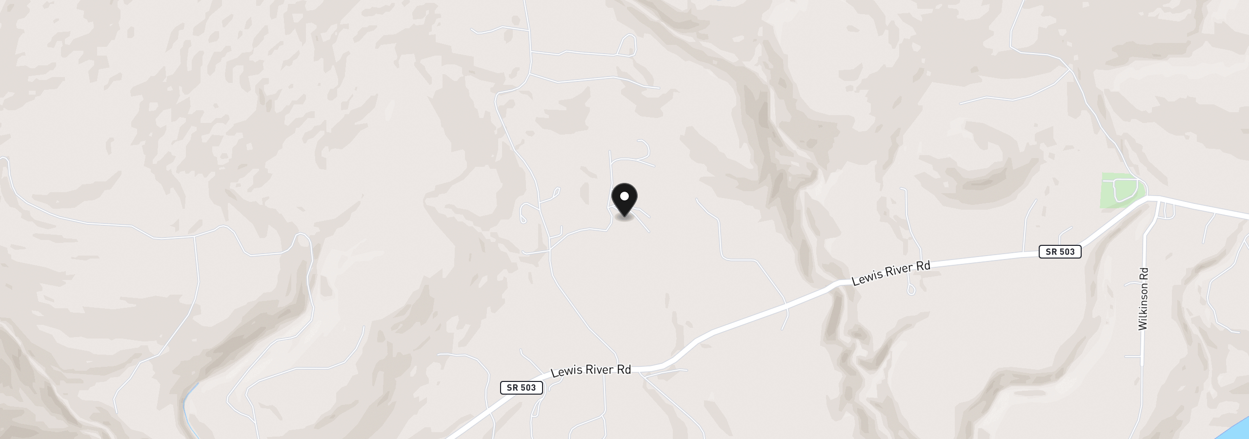 Map showing the location of 164 Big Cedars Dr, Ariel, Wa 98603