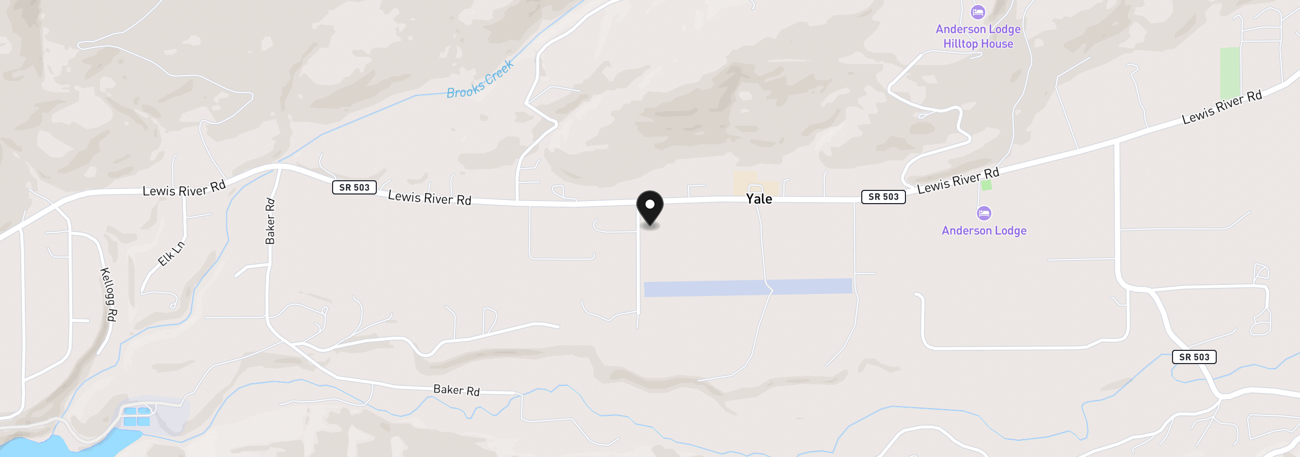 Map showing the location of 158 Sawmill Rd 1, Ariel, Wa 98603