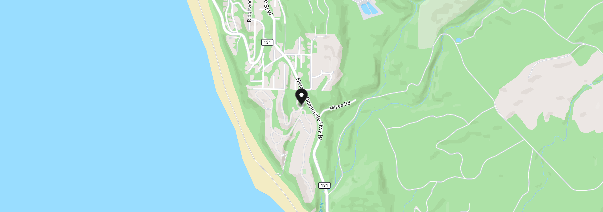 Map showing the location of 505 Capes Dr 2, Oceanside, OR 97134