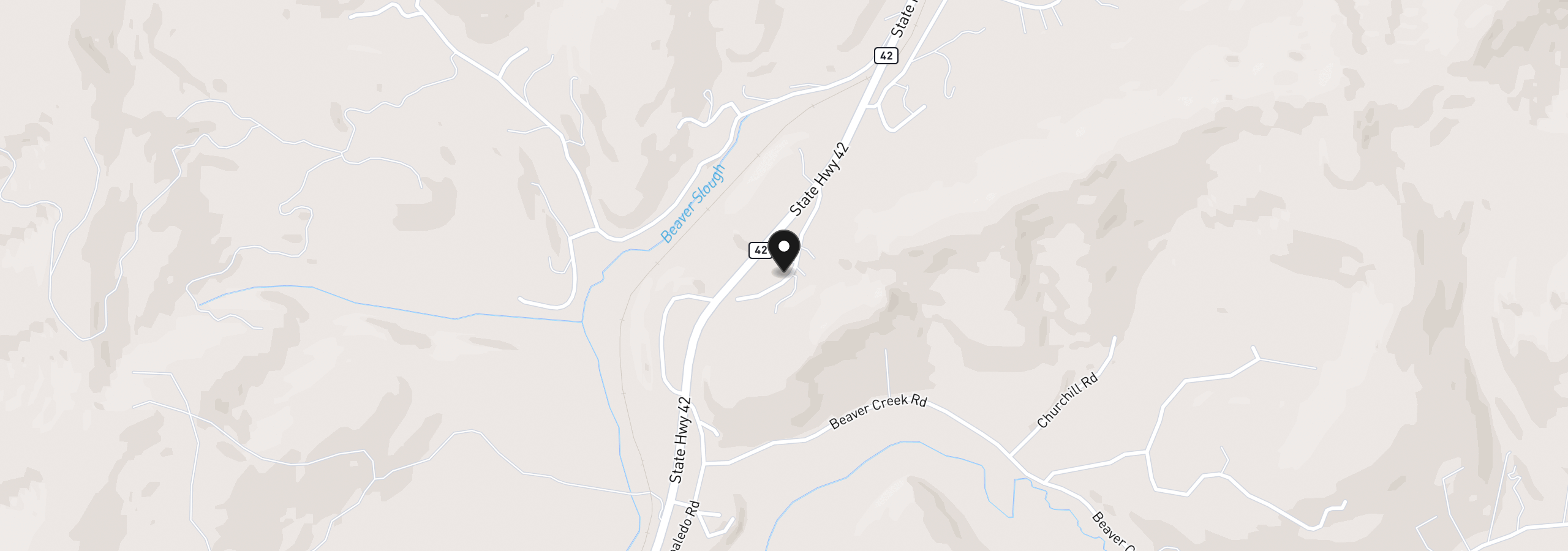 Map showing the location of 59553 Halfway Rd, Coos Bay, OR 97420