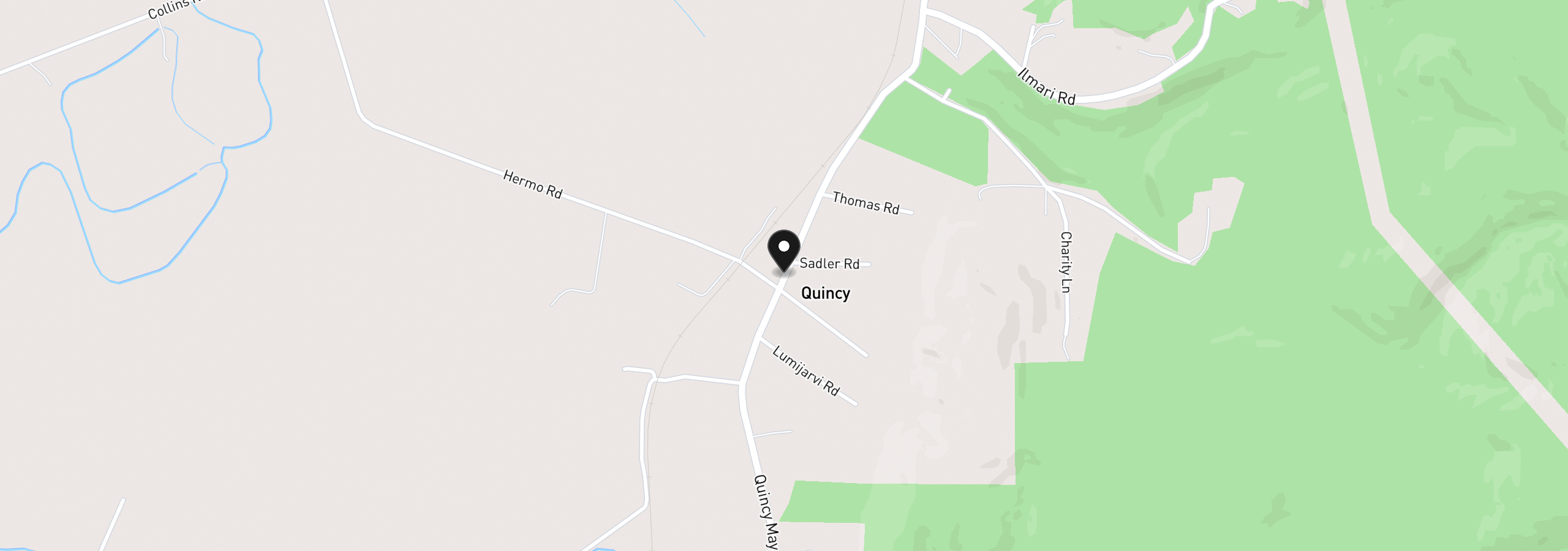 Map showing the location of 0 Quincy Mayger Rd, Clatskanie, OR 97016