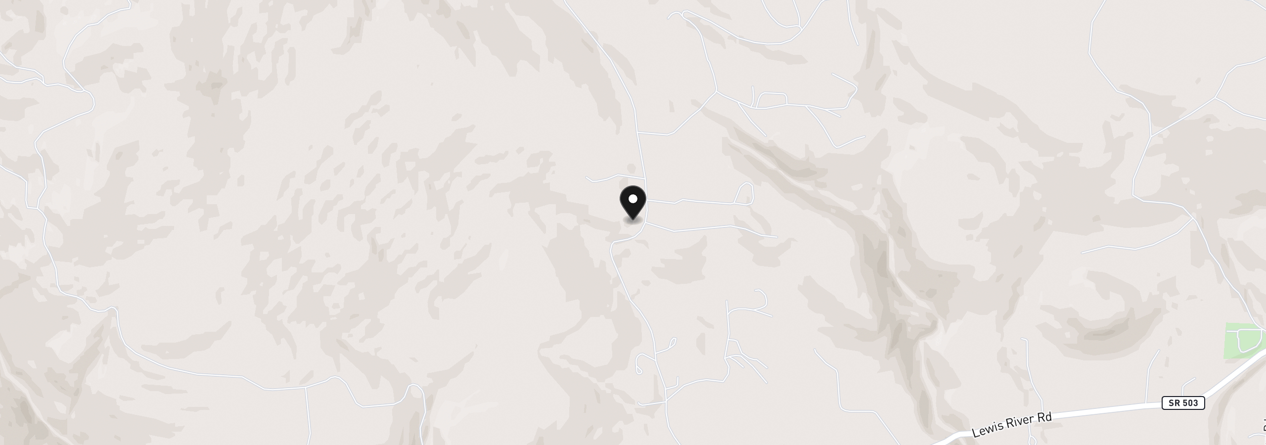 Map showing the location of 407 N Dubois Rd, Ariel, Wa 98603