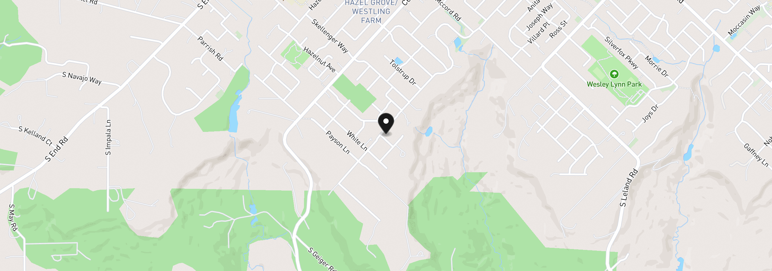 Map showing the location of 19708 Orchard Grove Dr, Oregon City, OR 97045