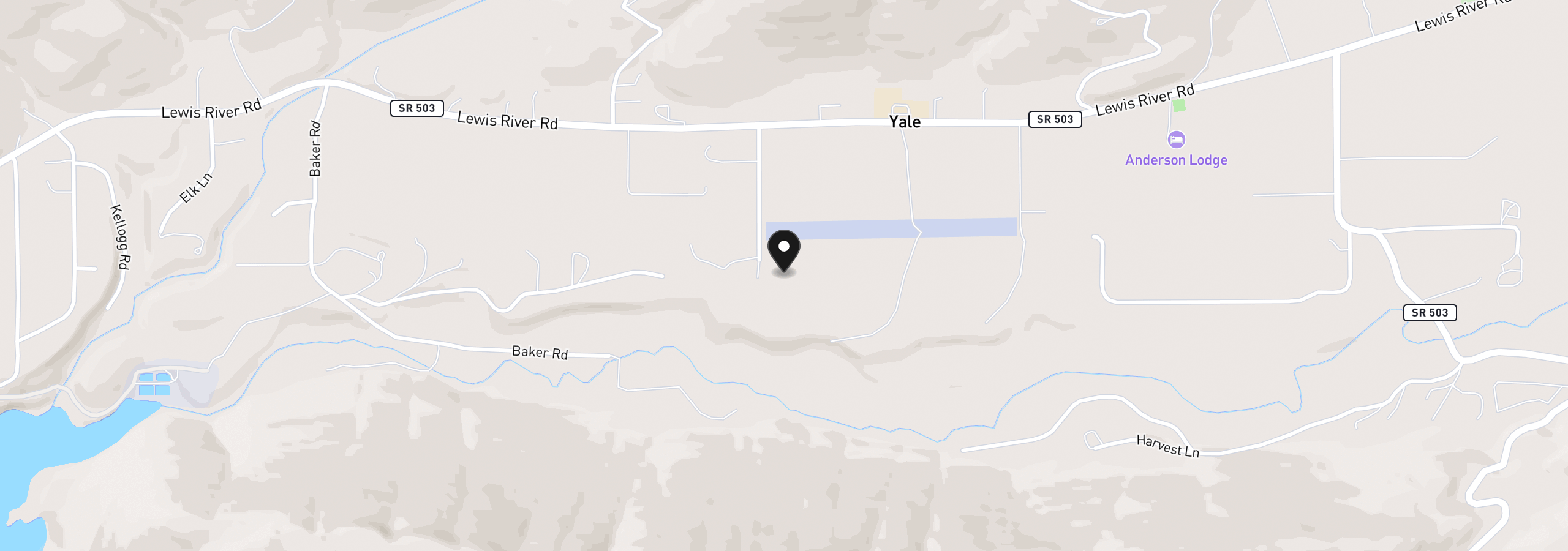 Map showing the location of 347 Sawmill Rd 1, Ariel, Wa 98603
