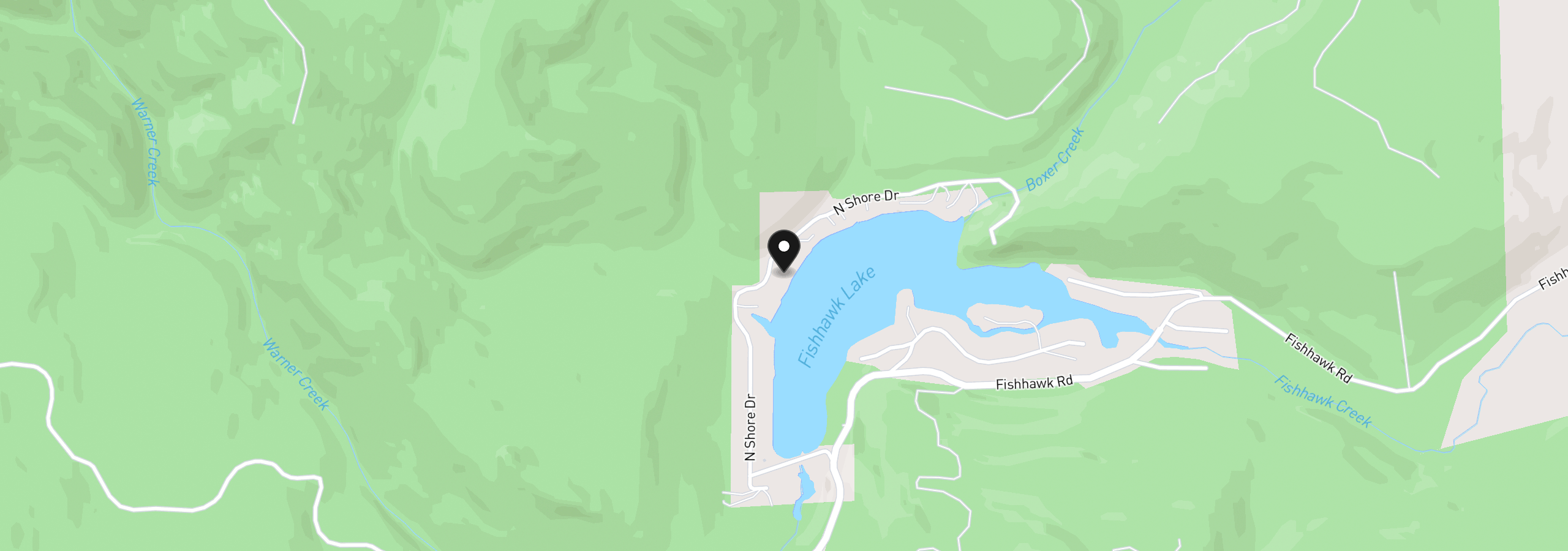 Map showing the location of 71578 Northshore Dr, Birkenfeld, OR 97016