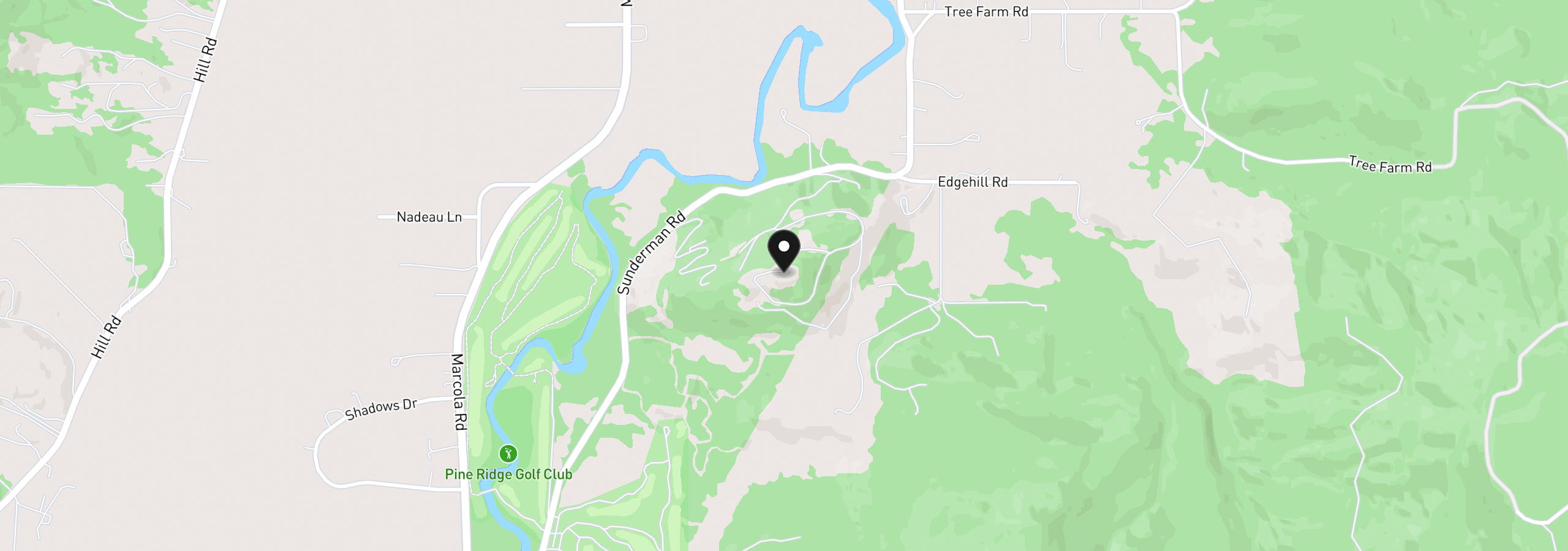 Map showing the location of 90629 Sunderman Rd, Springfield, OR 97478