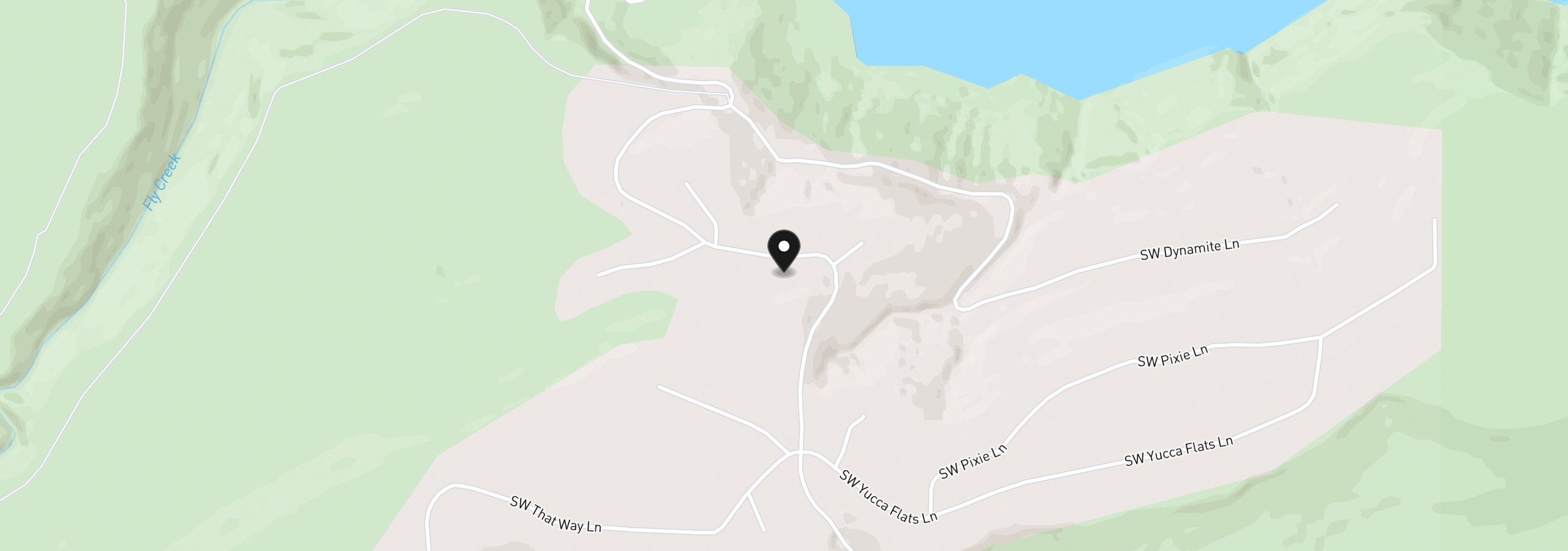 Map showing the location of 4252 SW Lakeview Dr, Culver, OR 97734