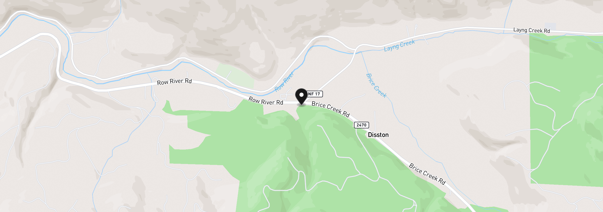 Map showing the location of 39688 Row River Rd, Dorena, OR 97434