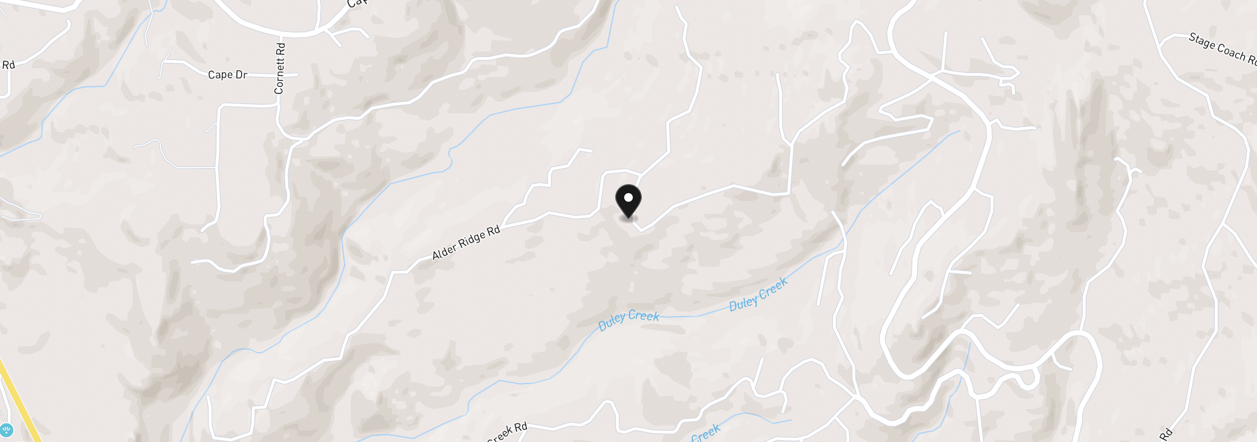 Map showing the location of 96422 Alder Ridge Rd, Brookings, OR 97415