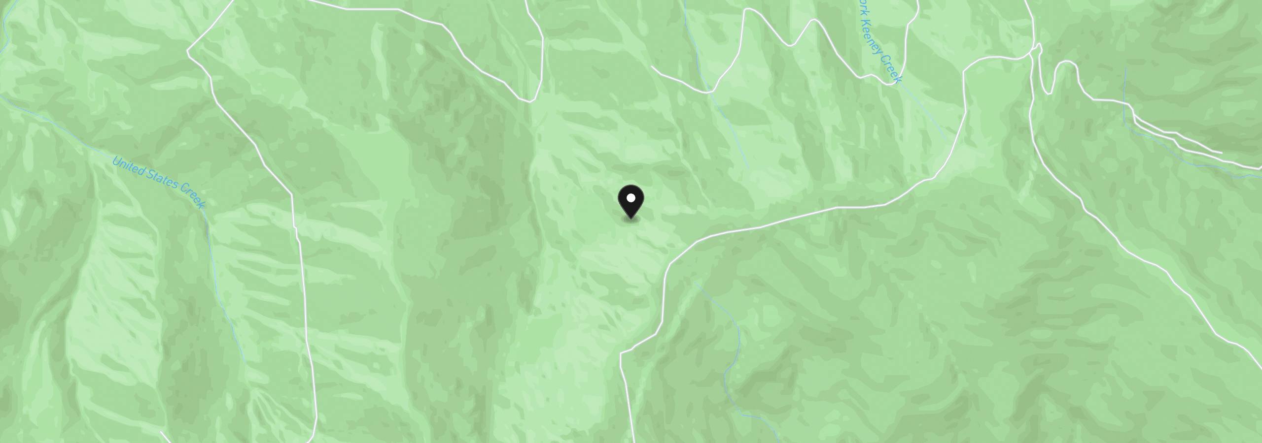Map showing the location of Forest Rod 2820 100, Sweet Home, OR 97386