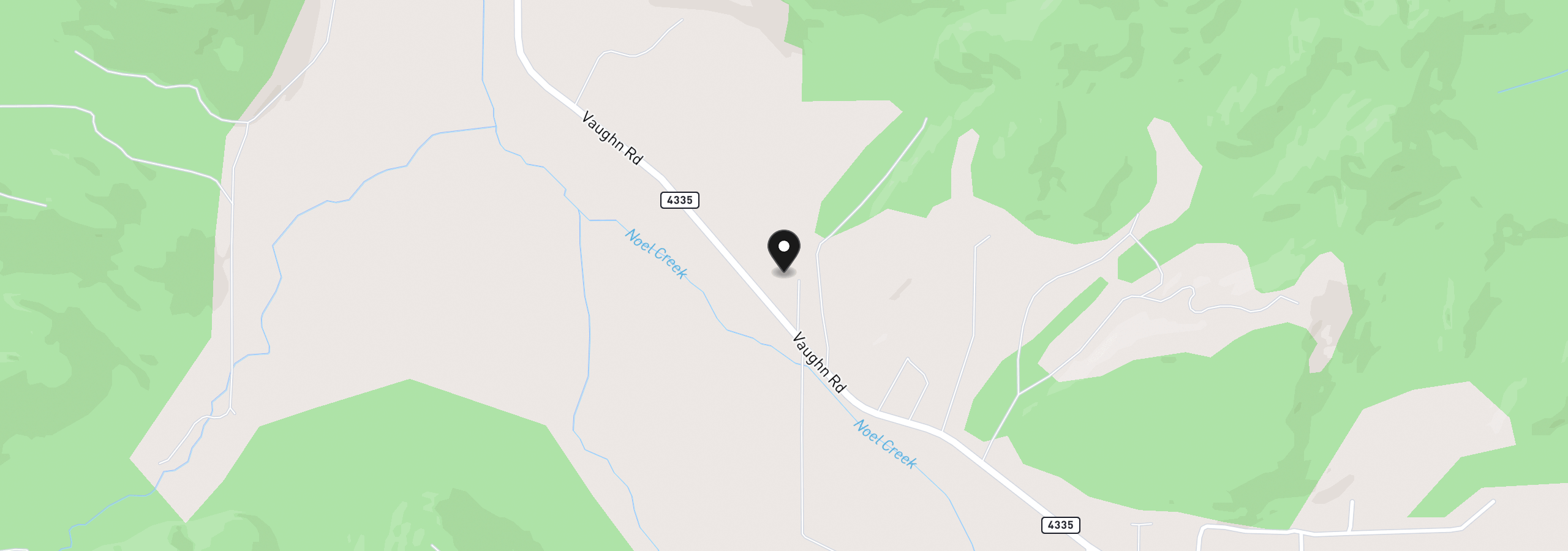 Map showing the location of 24153 Vaughn Rd, Veneta, OR 97487