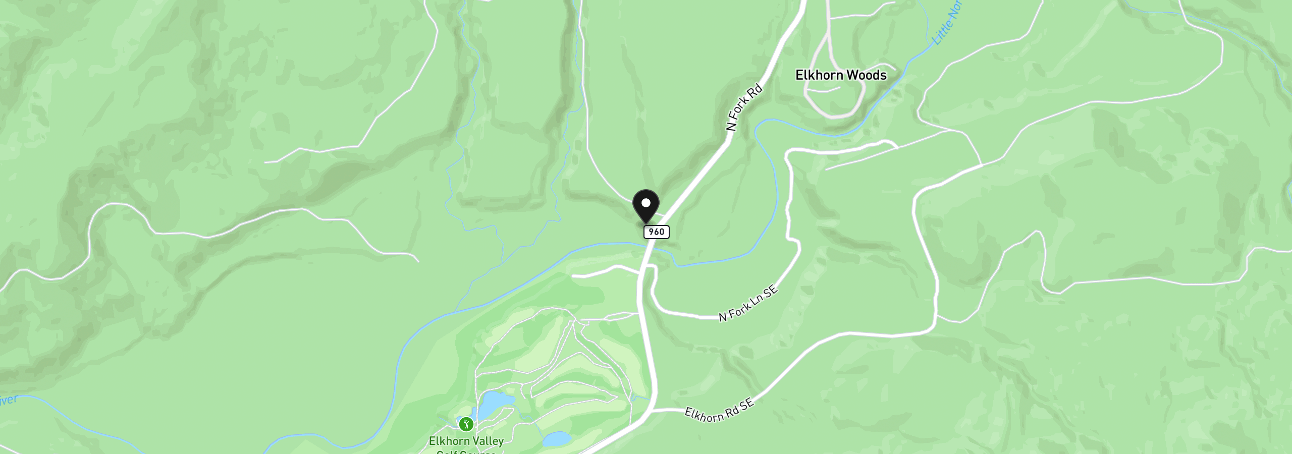 Map showing the location of 32365 N Fork Rd, Lyons, OR 97358