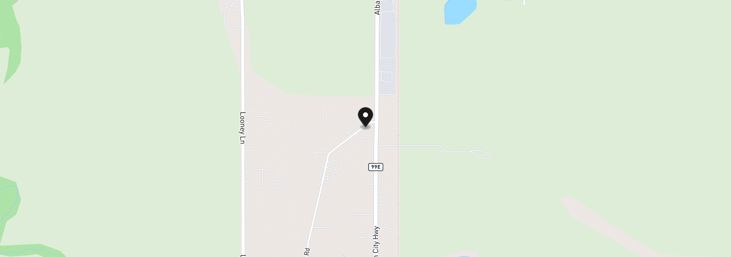 Map showing the location of 34065 SW McFarland Rd, Tangent, OR 97389