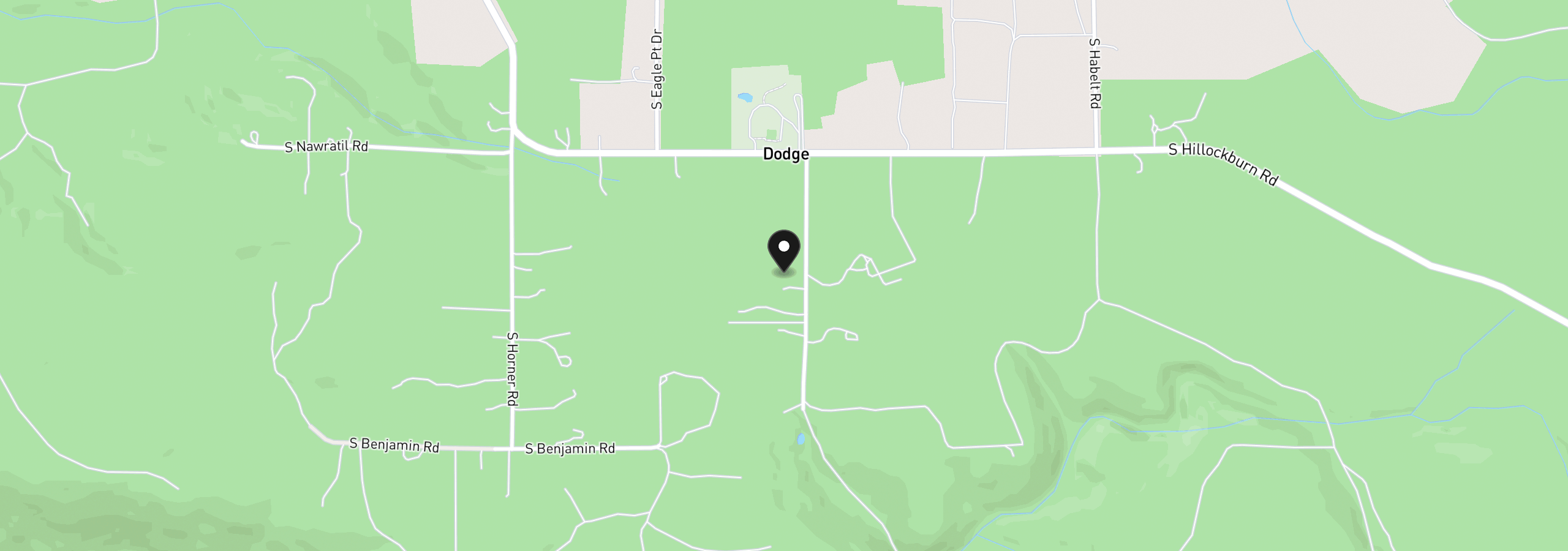 Map showing the location of 27241 S Pederson Rd, Estacada, OR 97023