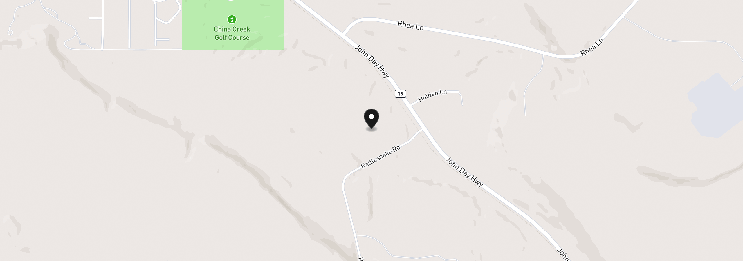Map showing the location of 73809 Rattlesnake Rd, Arlington, OR 97812