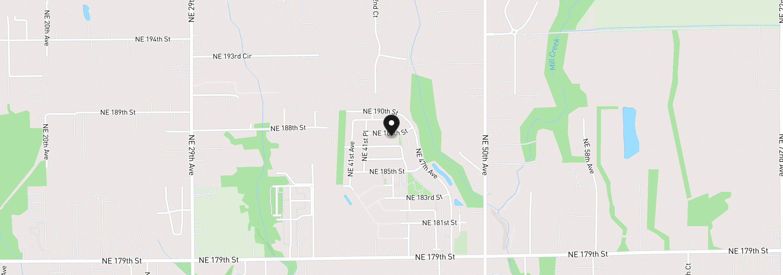 Map showing the location of 4305 NE 188th St Lot 306, Vancouver, Wa 98686