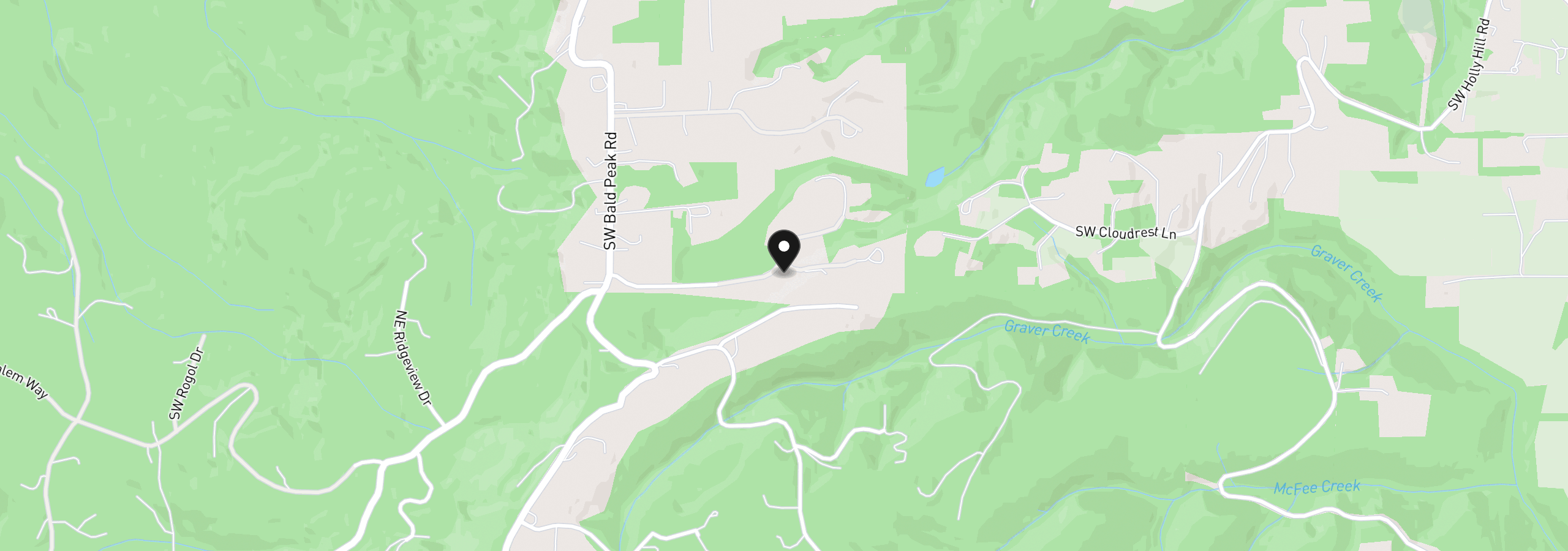 Map showing the location of 35890 SW Orchid Hill Ln, Hillsboro, OR 97123