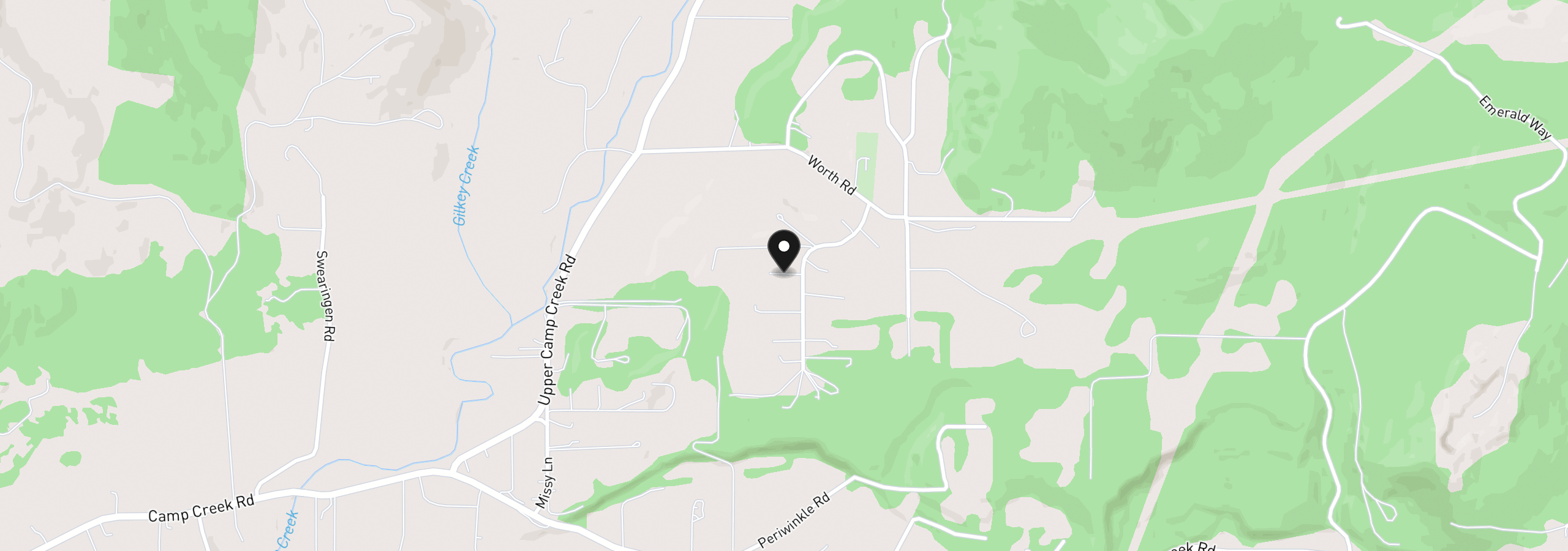 Map showing the location of 88692 Ermi Bee Rd, Springfield, OR 97478