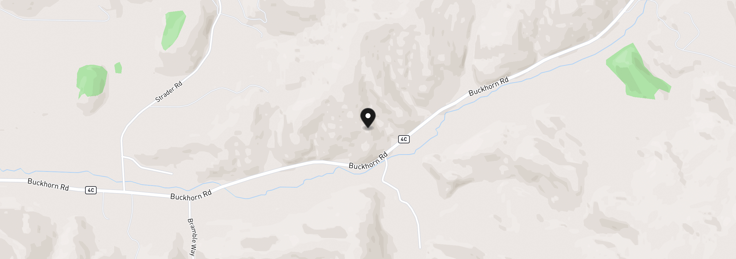 Map showing the location of 5956 Buckhorn Rd, Roseburg, OR 97470