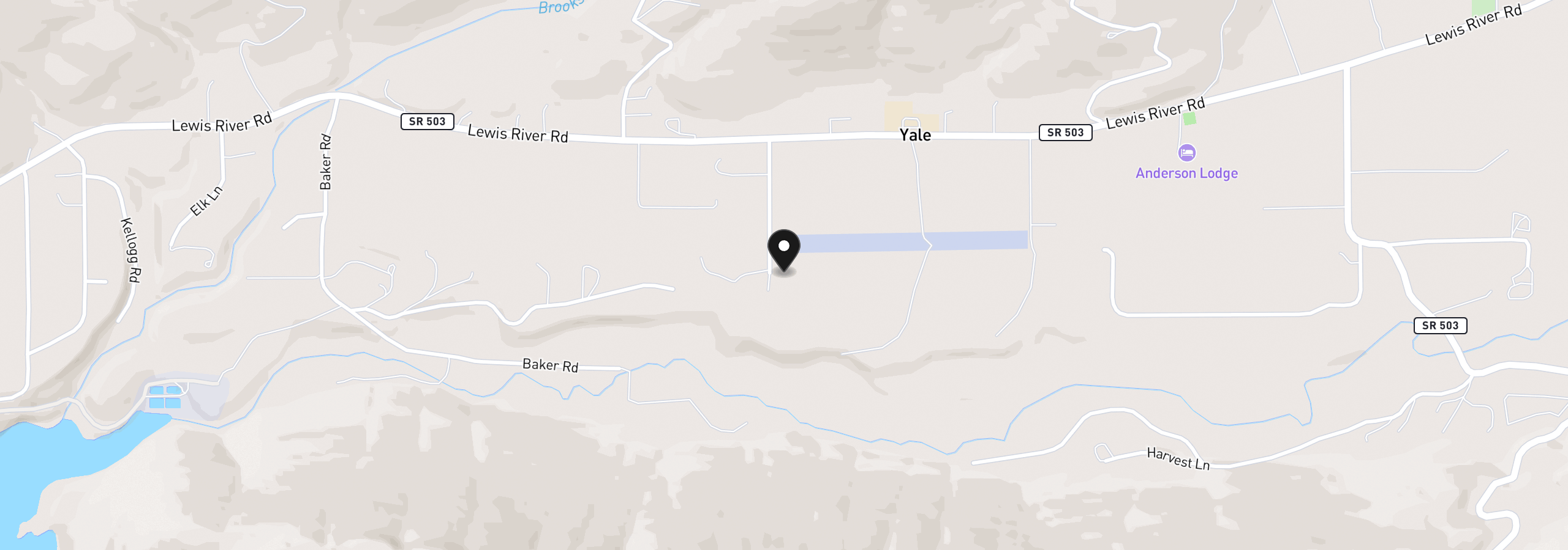 Map showing the location of 208 Sawmill Rd 3, Ariel, Wa 98603