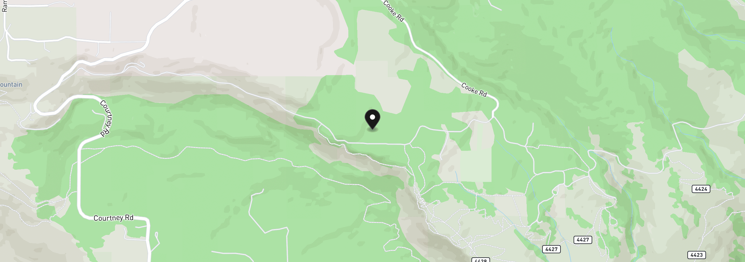 Map showing the location of 101 Cooke Rd, White Salmon, Wa 98672
