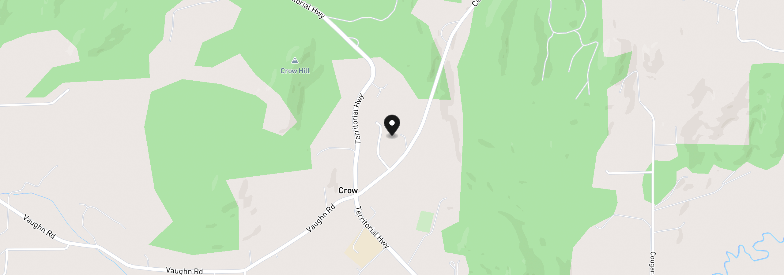 Map showing the location of 86104 Sells View Ln, Eugene, OR 97402