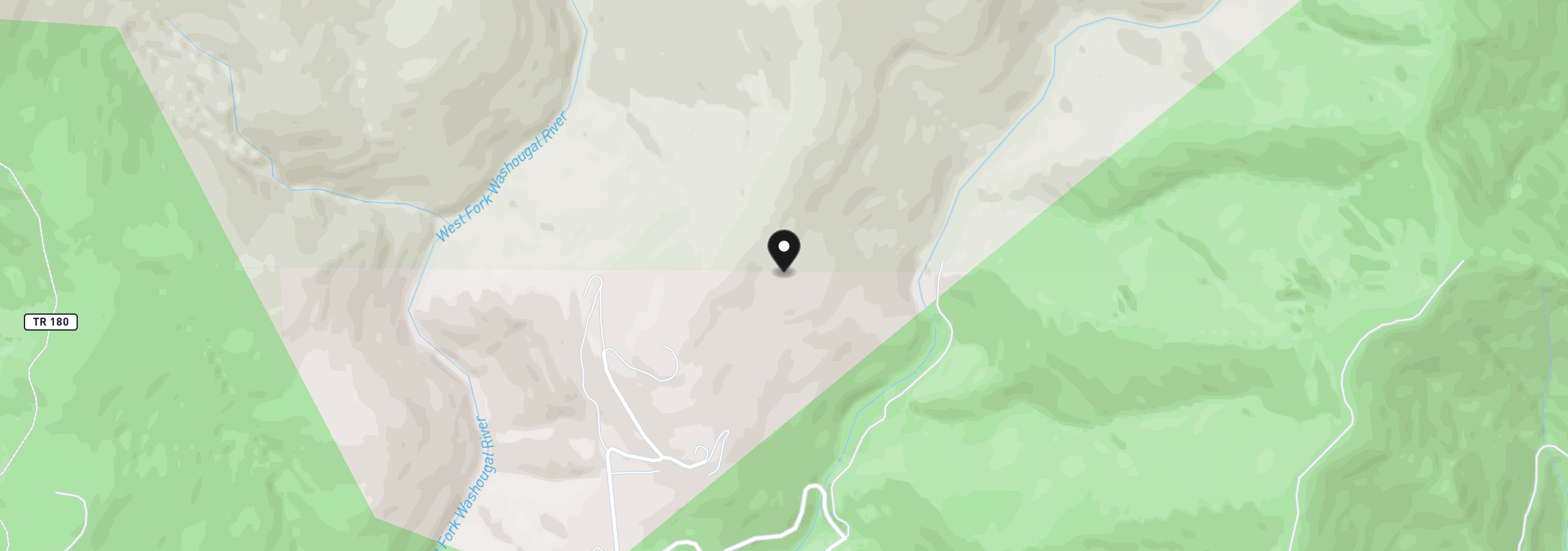 Map showing the location of Snag Mountain Rd 110, Washougal, Wa 98671