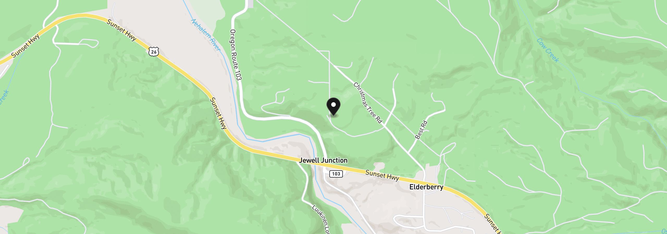 Map showing the location of Sec 04 Twn 04 Rng 07, Seaside, OR 97138