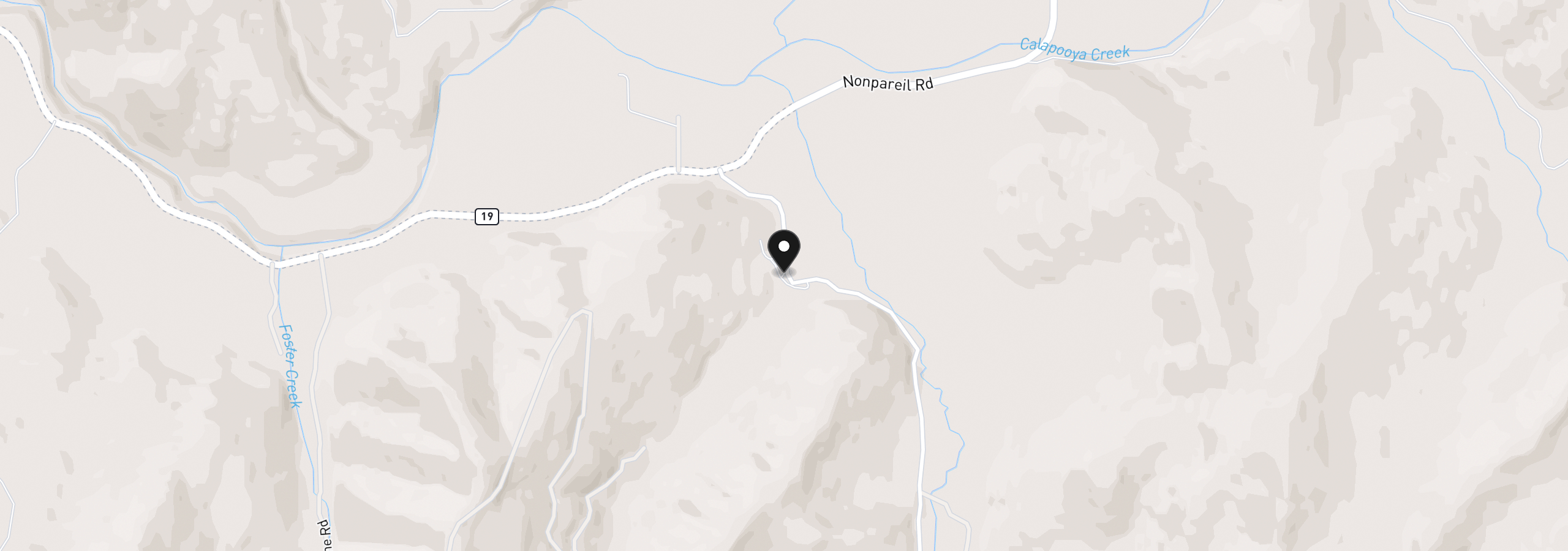 Map showing the location of 355 Banks Creek Rd, Sutherlin, OR 97479