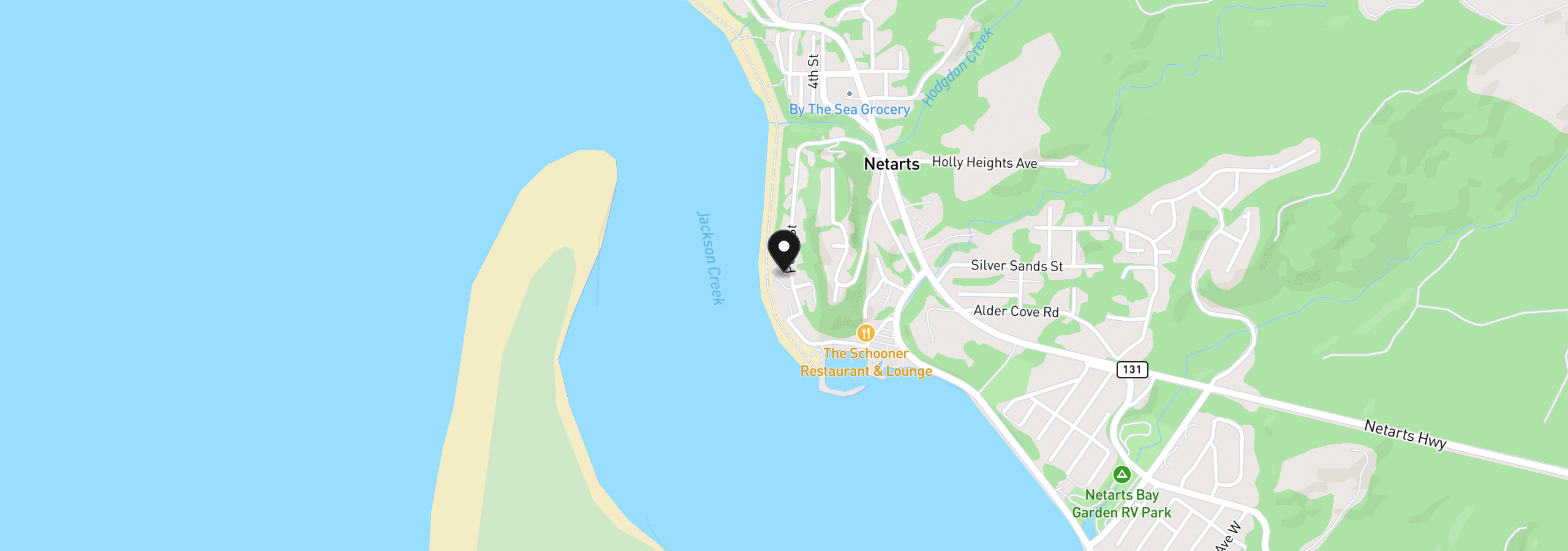 Map showing the location of 1890 Pearl St, Netarts, OR 97143