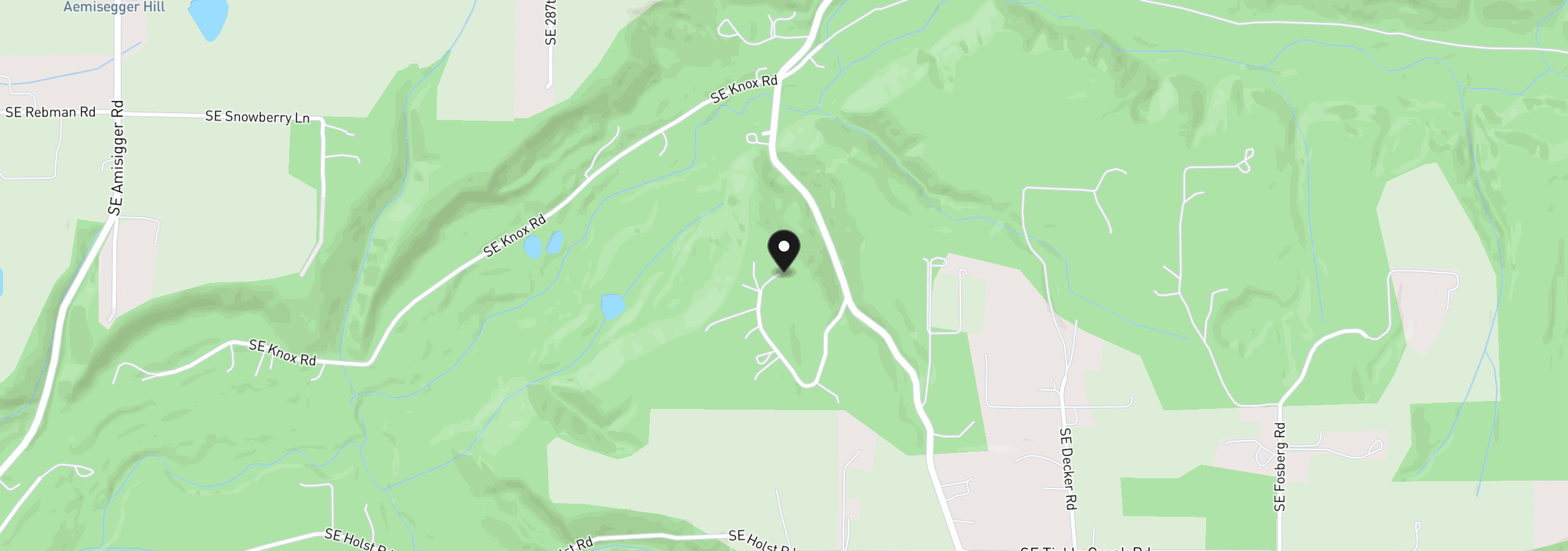 Map showing the location of 29201 SE Hillyard Dr, Boring, OR 97009