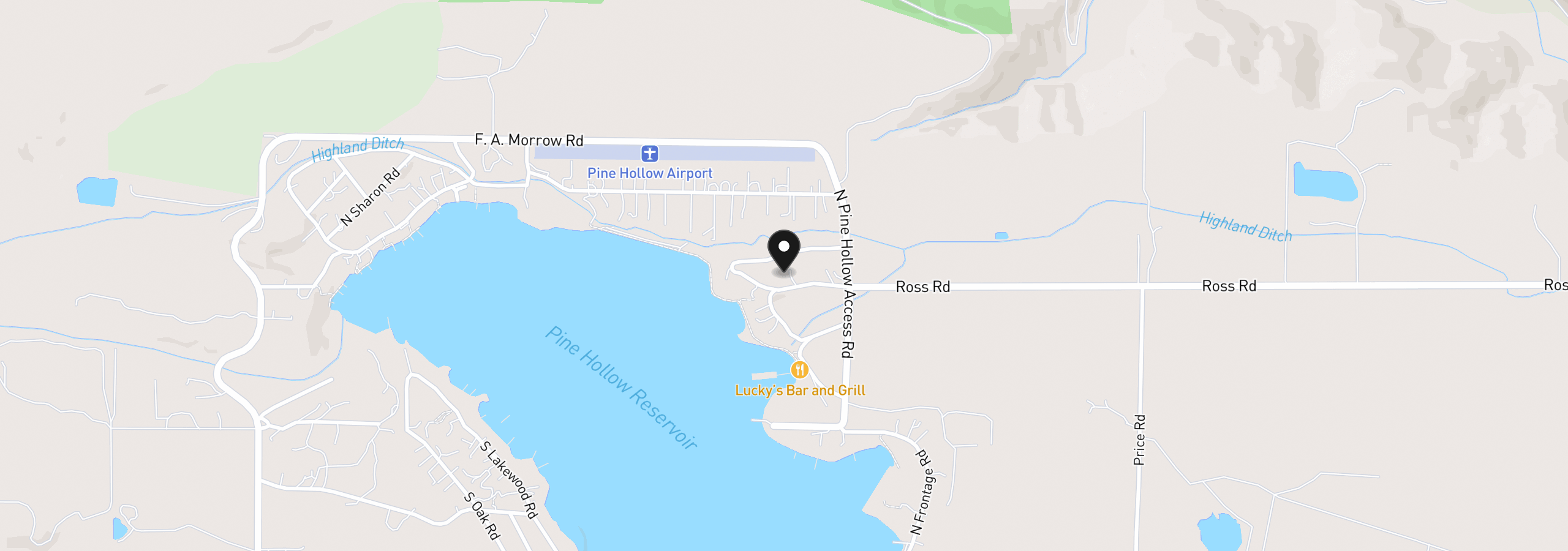 Map showing the location of 39 N Eagle Point Rd, Tygh Valley, OR 97063