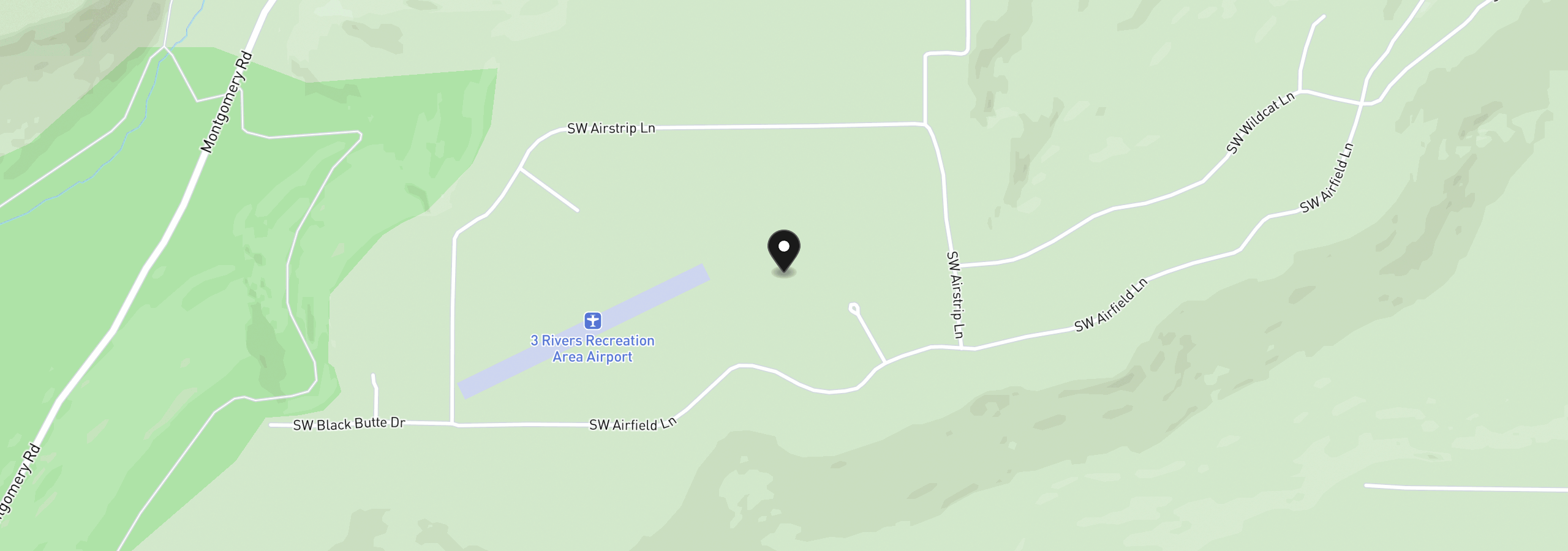 Map showing the location of 5630 SW Knoll Dr, Culver, OR 97734