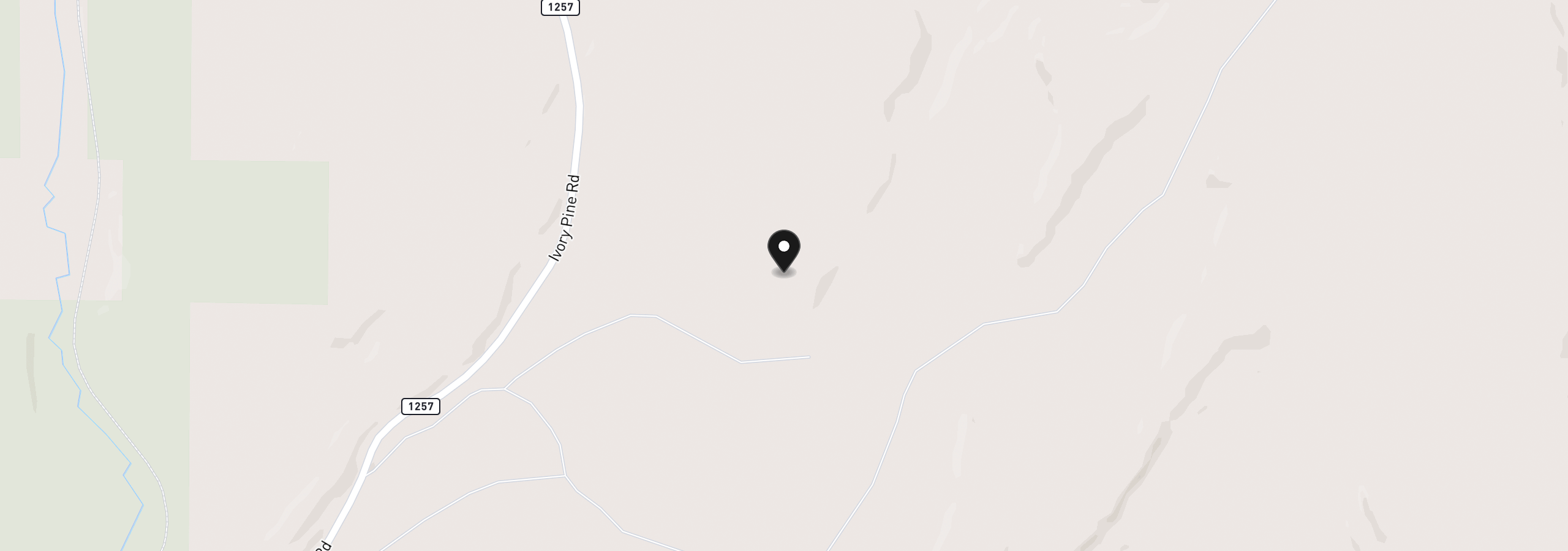Map showing the location of Hicks Rd 400, Bly, OR 97622