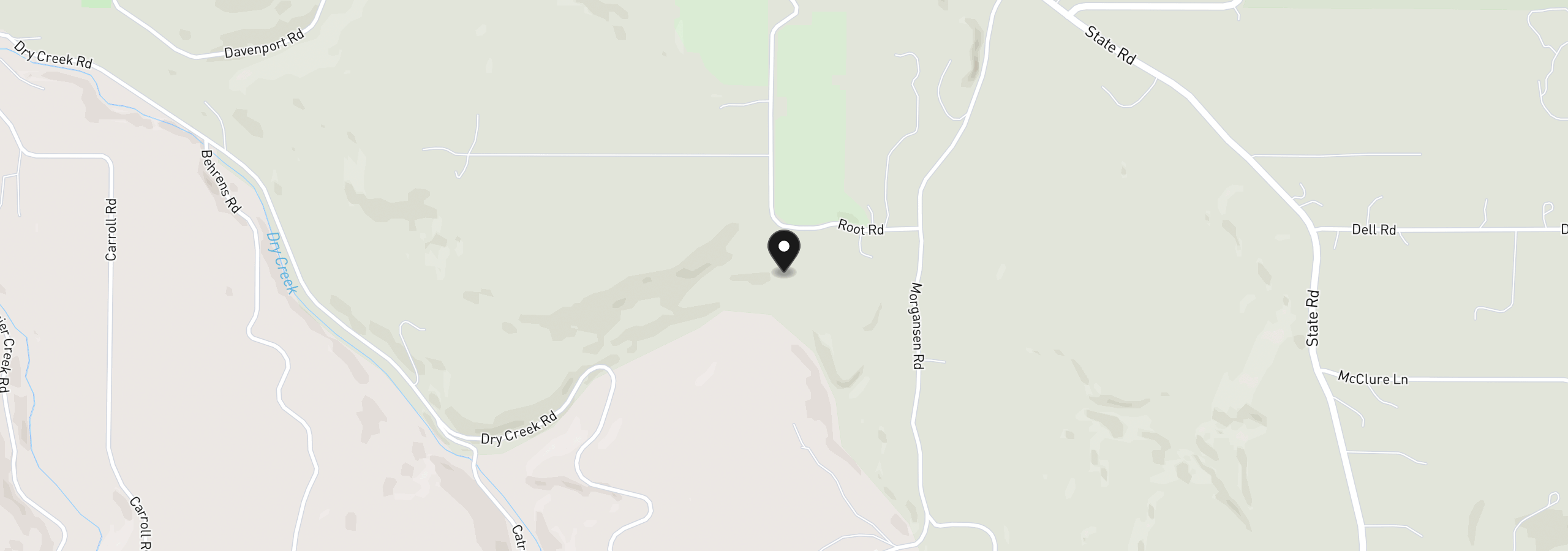 Map showing the location of Root Rd, Mosier, OR 97040