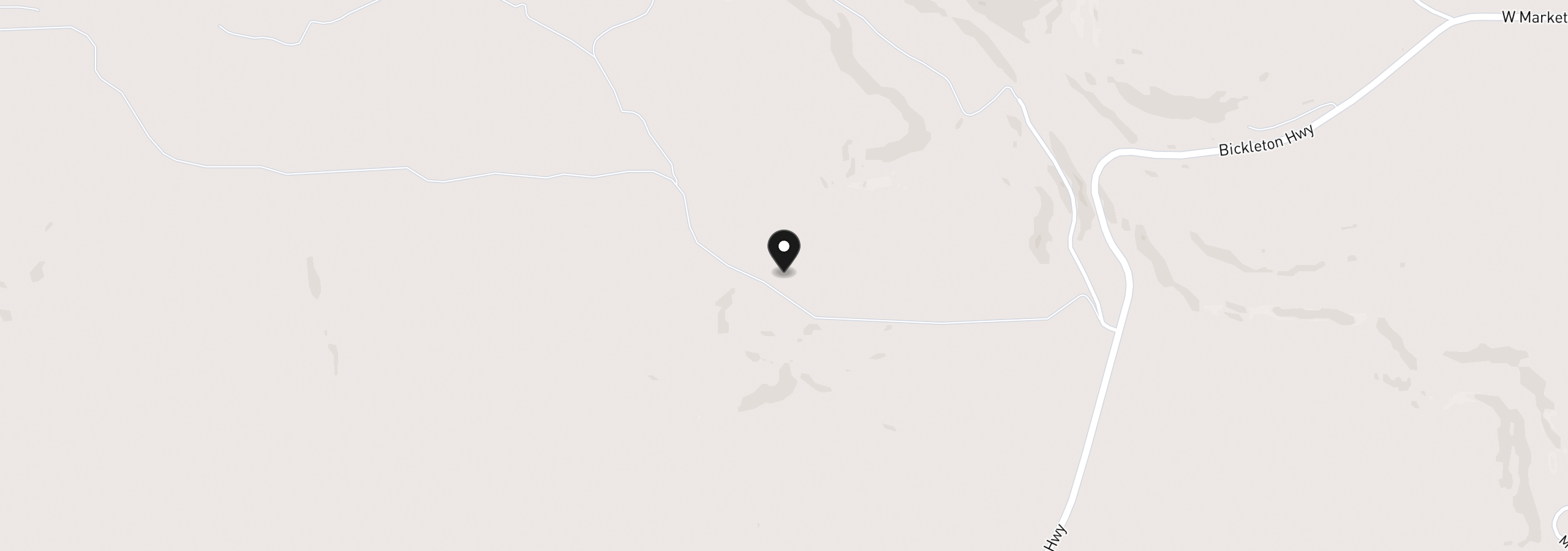 Map showing the location of Cougar Rd, Bickleton, Wa 99322