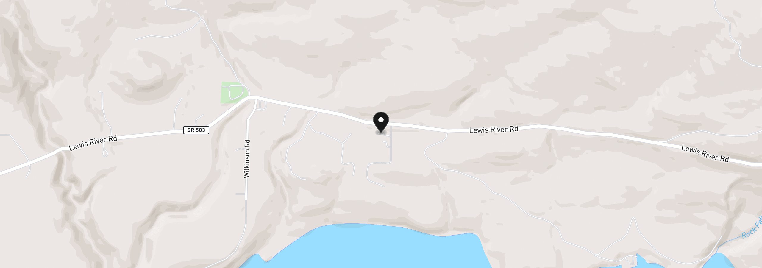 Map showing the location of 108 Friday Rd, Ariel, Wa 98603