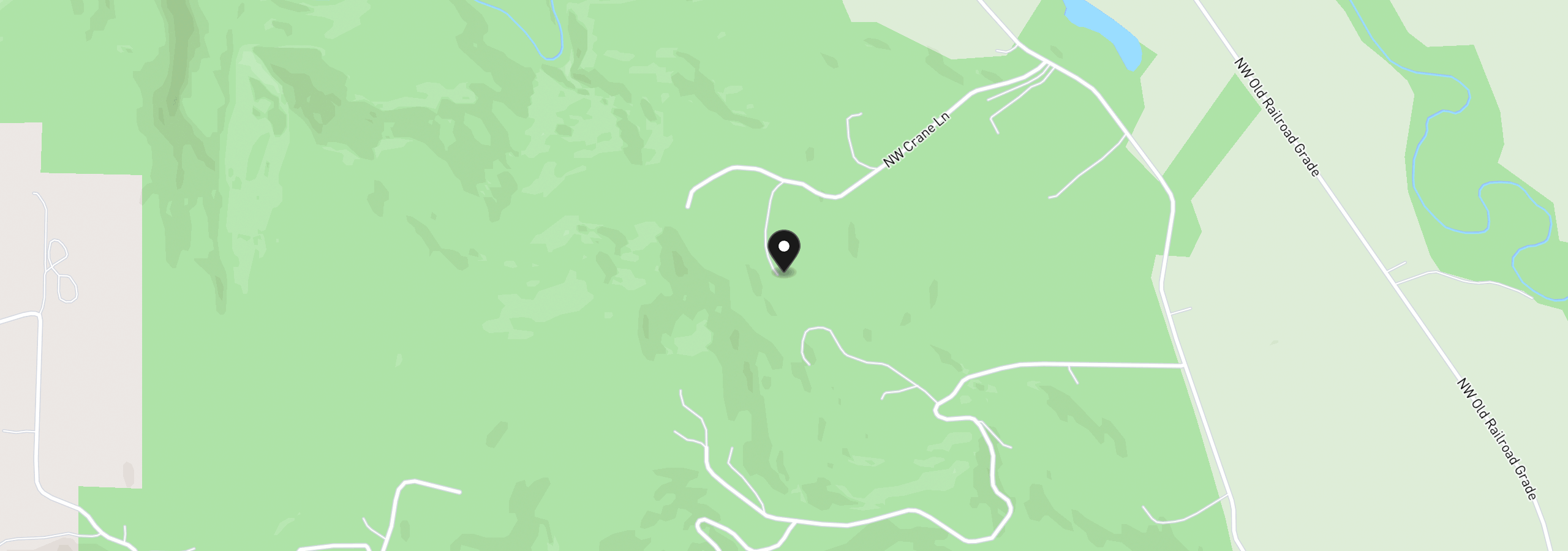 Map showing the location of 15051 NW Crane Ln, Yamhill, OR 97148
